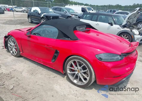 2020 Porsche 718 Spyder from USA, damaged, VIN WP0CC2A80LS240291